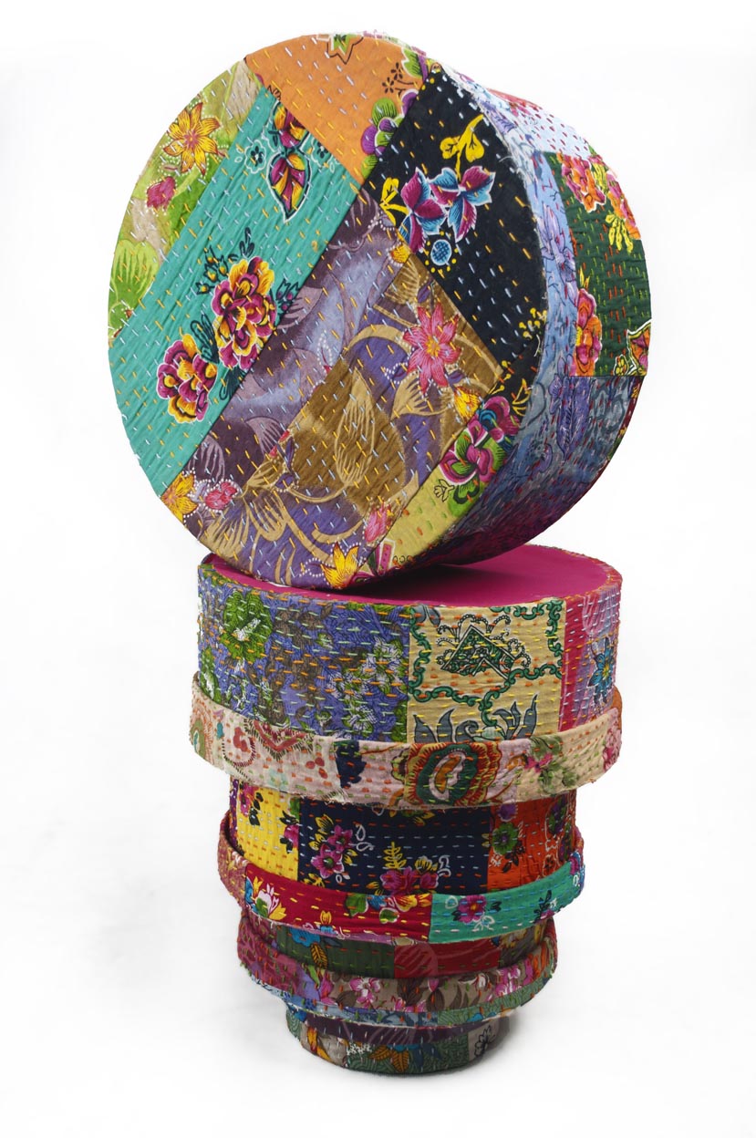 Kanta Fabric Round Box